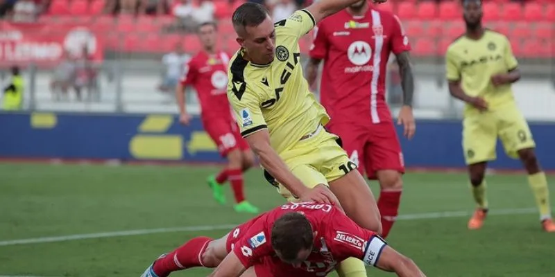 Lịch sử đối đầu hai đội Udinese vs Monza